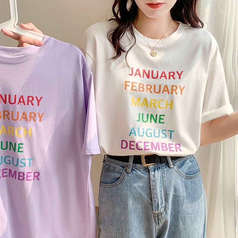 ゆったり感アップ   オシャレ度満点 Tシャツ カットソー＜F-3404＞