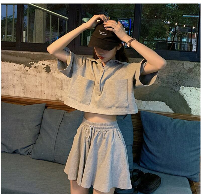 好感度UP ファッション 今季マストバイ 個性派 半袖Ｔシャツⅹパンツセット<F-11569>