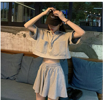 好感度UP ファッション 今季マストバイ 個性派 半袖Ｔシャツⅹパンツセット<F-11569>