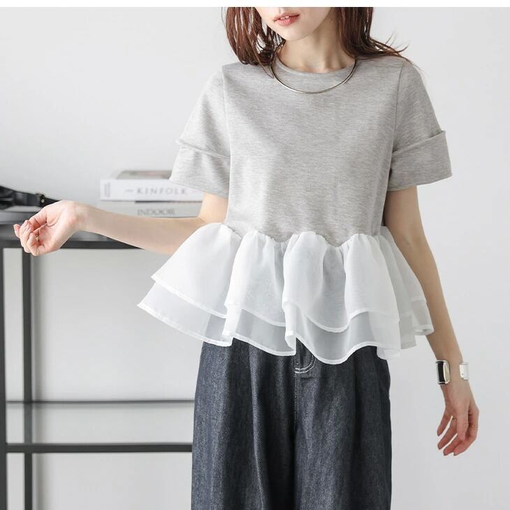 知的 海外トレンド 早い者勝ち 好感度UP カジュアル 全3色 半袖 Tシャツ ＜F-11763＞