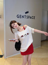 売れ筋 早い者勝ち 絶対流行 カジュアル Tシャツ<F-11405>