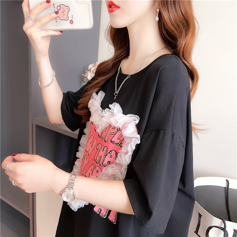 個性的なデザイン   今季大好評 Tシャツ カットソー＜F-3410＞