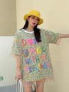 絶対流行 海外トレンド 定番シンプル 好感度UP カジュアル 全2色 半袖 Tシャツ ＜F-11225＞