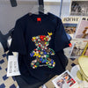 上質 絶対流行 早い者勝ち 早い者勝ち カジュアル 男女兼用 2色選択 Tシャツ<F-11131>