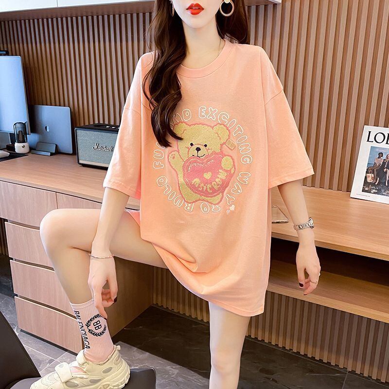 美人度アップ 好感度UP 海外トレンド カジュアル 全3色 半袖 Tシャツ ＜F-11641＞