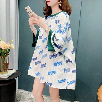 ゆったり感アップ   スタイリッシュ Tシャツ＜F-2856＞