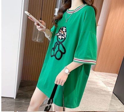 定番シンプル 好感度UP 海外トレンド カジュアル 全3色 半袖 Tシャツ ＜F-11486＞
