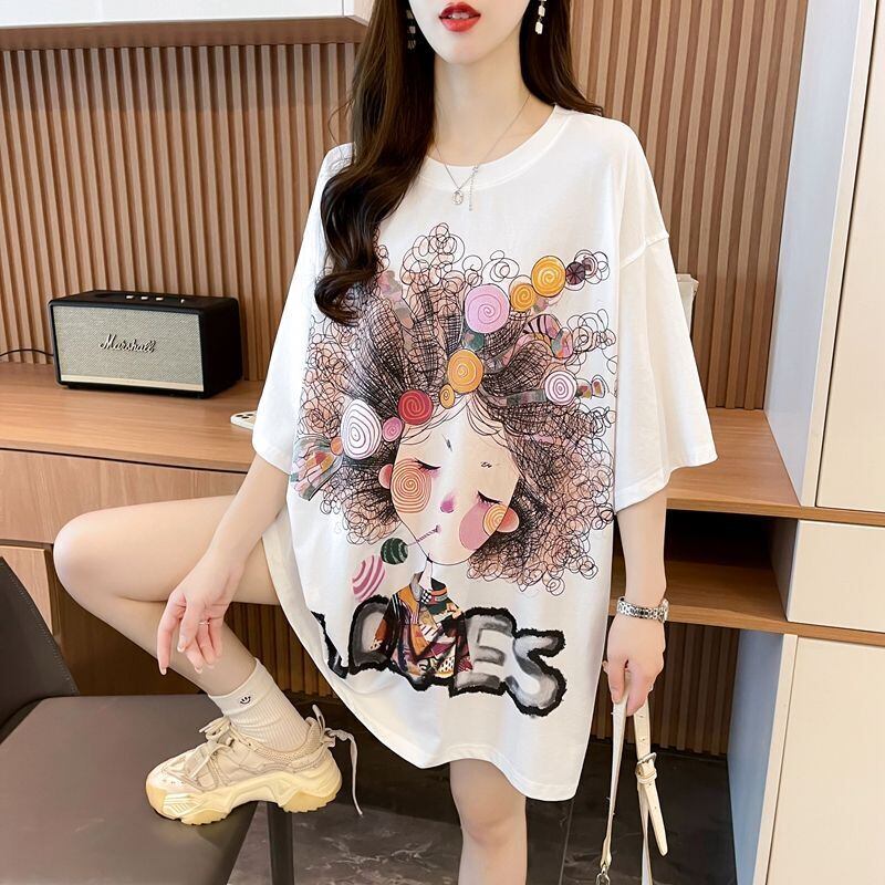 新商品 ファッション 個性派 プリント全3色 半袖Tシャツ カットソー ＜F-8604＞