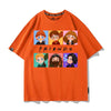 男女兼用 シンプル カジュアル 半袖 Tシャツ F-13397