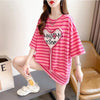 スタイリッシュ ボーダー柄 今季大好評 Tシャツ カットソー＜F-3254＞
