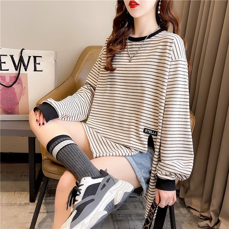 デザイン感   チャーミング Tシャツ カットソー＜F-3658＞