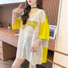 気質満点 ラウンドネック キュート 半袖Tシャツ ＜F-8647＞
