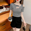 カジュアル   オシャレ度満点 Tシャツ カットソー＜F-3565＞