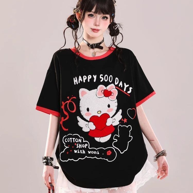 【人気急上昇中！】ファッション 絶対流行 売れ筋 早い者勝ち カジュアル 2色選択 Tシャツ<F-11223>