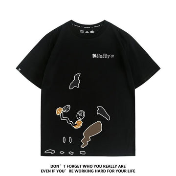 着心地良い デザイン性抜群 全7色 半袖 Tシャツ F-13130