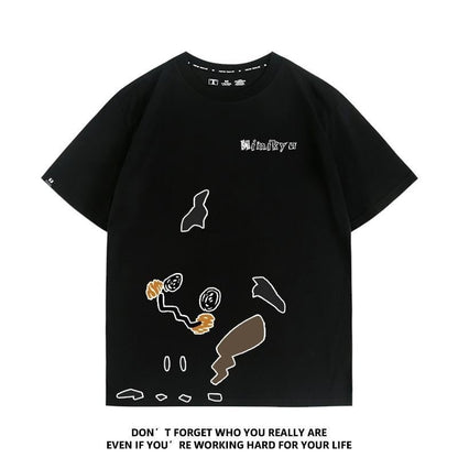着心地良い デザイン性抜群 全7色 半袖 Tシャツ F-13130