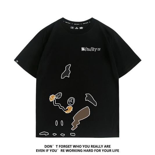 着心地良い デザイン性抜群 全7色 半袖 Tシャツ F-13130