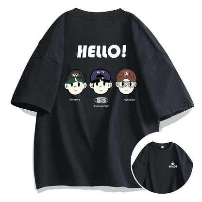 キュート 売り切れ必至 定番シンプル 着回し力抜群 全5色 半袖Tシャツ<F-11642>