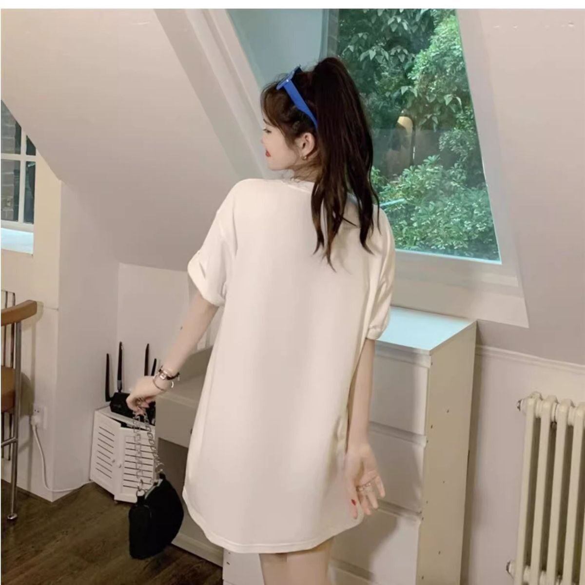 売り切れ必至 カジュアル 上質 ファッション プリント 半袖Tシャツ＜F-8586＞