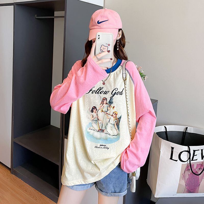今季マストバイ 早い者勝ち 絶対流行 カジュアル 2色選択 Tシャツ<F-11671>