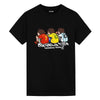 期間限定 特別デザイン カジュアル プリント 全3色 半袖 Tシャツ F-8838