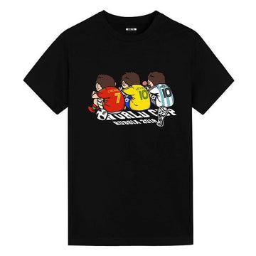 期間限定 特別デザイン カジュアル プリント 全3色 半袖 Tシャツ F-8838