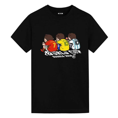 期間限定 特別デザイン カジュアル プリント 全3色 半袖 Tシャツ F-8838