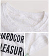 美人度アップ 透かし彫り レース ルーズ 半袖 Tシャツ ＜F-8671＞