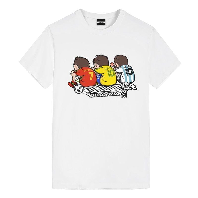 期間限定 特別デザイン カジュアル プリント 全3色 半袖 Tシャツ F-8838