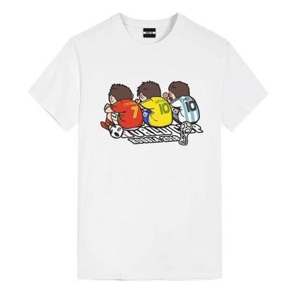 期間限定 特別デザイン カジュアル プリント 全3色 半袖 Tシャツ F-8838