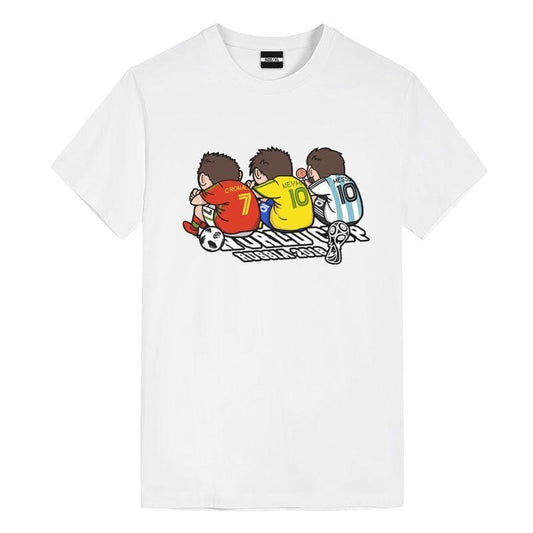 期間限定 特別デザイン カジュアル プリント 全3色 半袖 Tシャツ F-8838