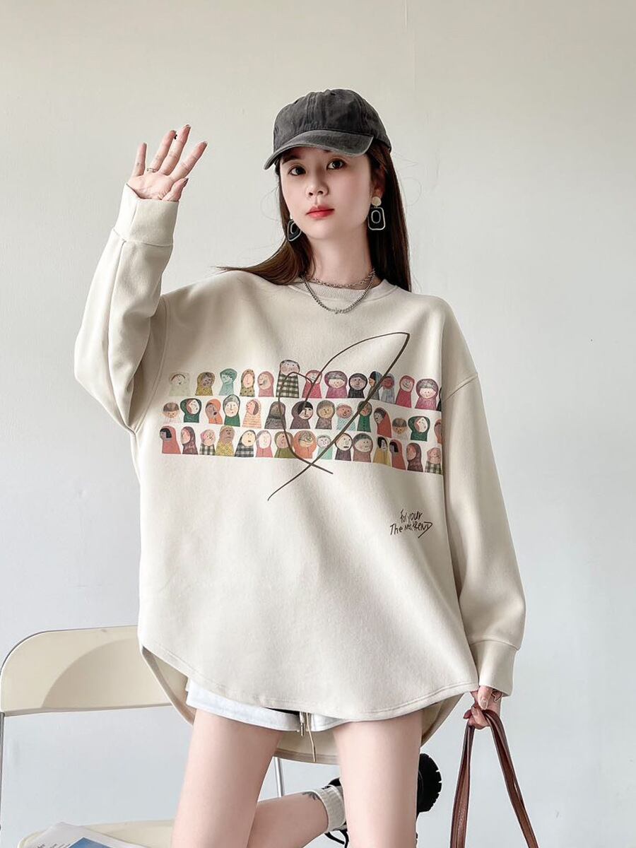 着回し力抜群 sweet系可愛い オシャレデザイン スウェットF-10565
