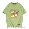 肌触りよい 男女兼用 カジュアル プリント Tシャツ F-13360
