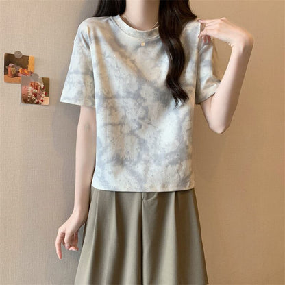 着回し力抜群 ホットダイヤモンド 定番シンプル 全2色 半袖Tシャツ カットソー ＜F-8591＞