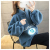 女子マスト暖かいハイネックボアトレーナー全2色スウェット<F-4662>
