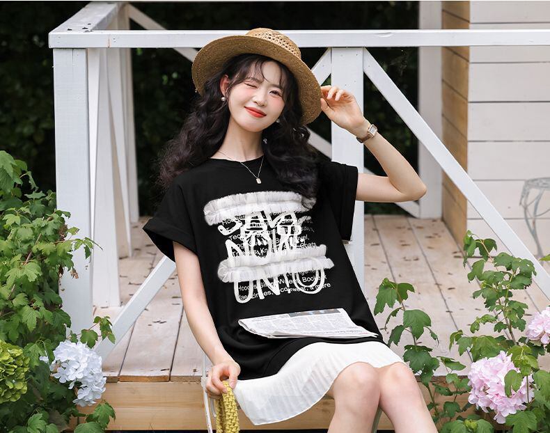【半額！期間限定！！】大好評 スウィート 大人可愛い プリント レイヤード風 ワンピース<F-8683>