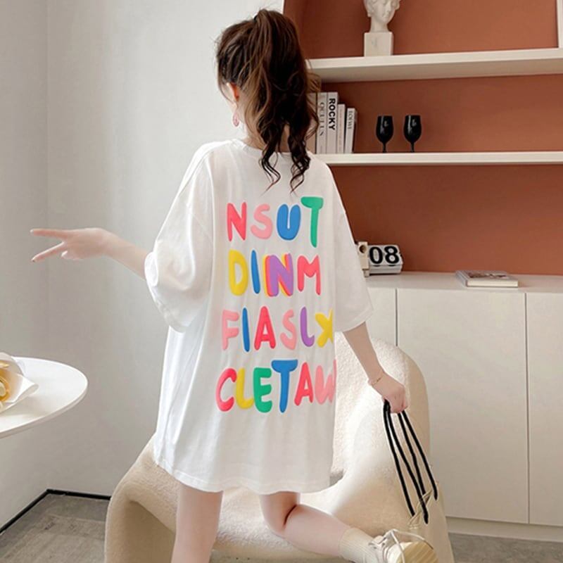 オシャレ度満点 アルファベット 一目惚れ Tシャツ カットソー＜F-3071＞