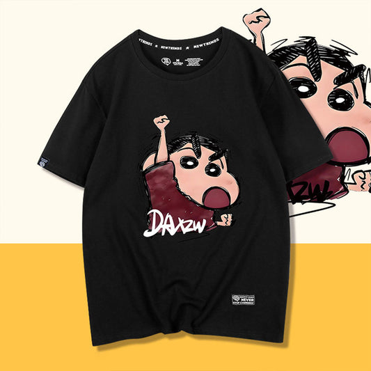 （半額！期間限定）男女兼用 人気高い プリント 半袖 Tシャツ F-13601