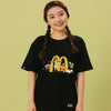 男女兼用 合わせやすい プリント 半袖 Tシャツ F-13603