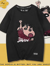 男女兼用 人気高い プリント 半袖 Tシャツ F-13601