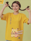 男女兼用 2タイプ カジュアル プリント 半袖 Tシャツ F-13596
