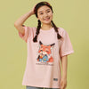 男女兼用 人気上昇中 プリント 半袖 Tシャツ F-13599