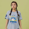 男女兼用 かわいい プリント 半袖 Tシャツ F-13598
