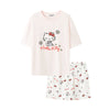 ゆったり Tシャツ+ショートパンツ パジャマセット C-50061